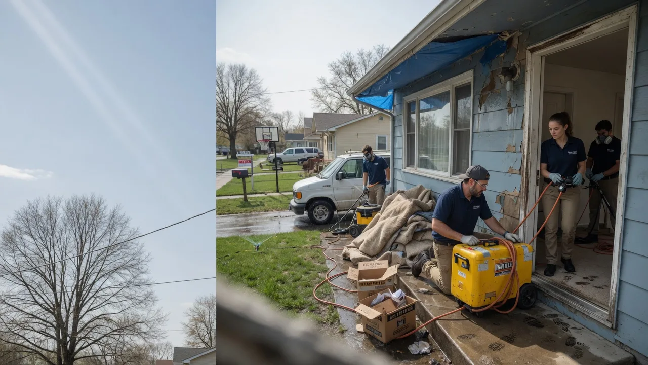 Basement Flood Cleanup in Trenton, IL near me